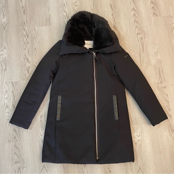 10 Crosby Derek Lam Jackets & Blazers - Derek Lam 10 Crosby Black Winter Puffer Coat Funnel Neck Knee Length